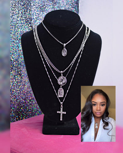 Lux Chain Necklace | 3 Piece set