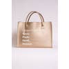 Bougie Tote |  Champagne Over-sized Tote Bag