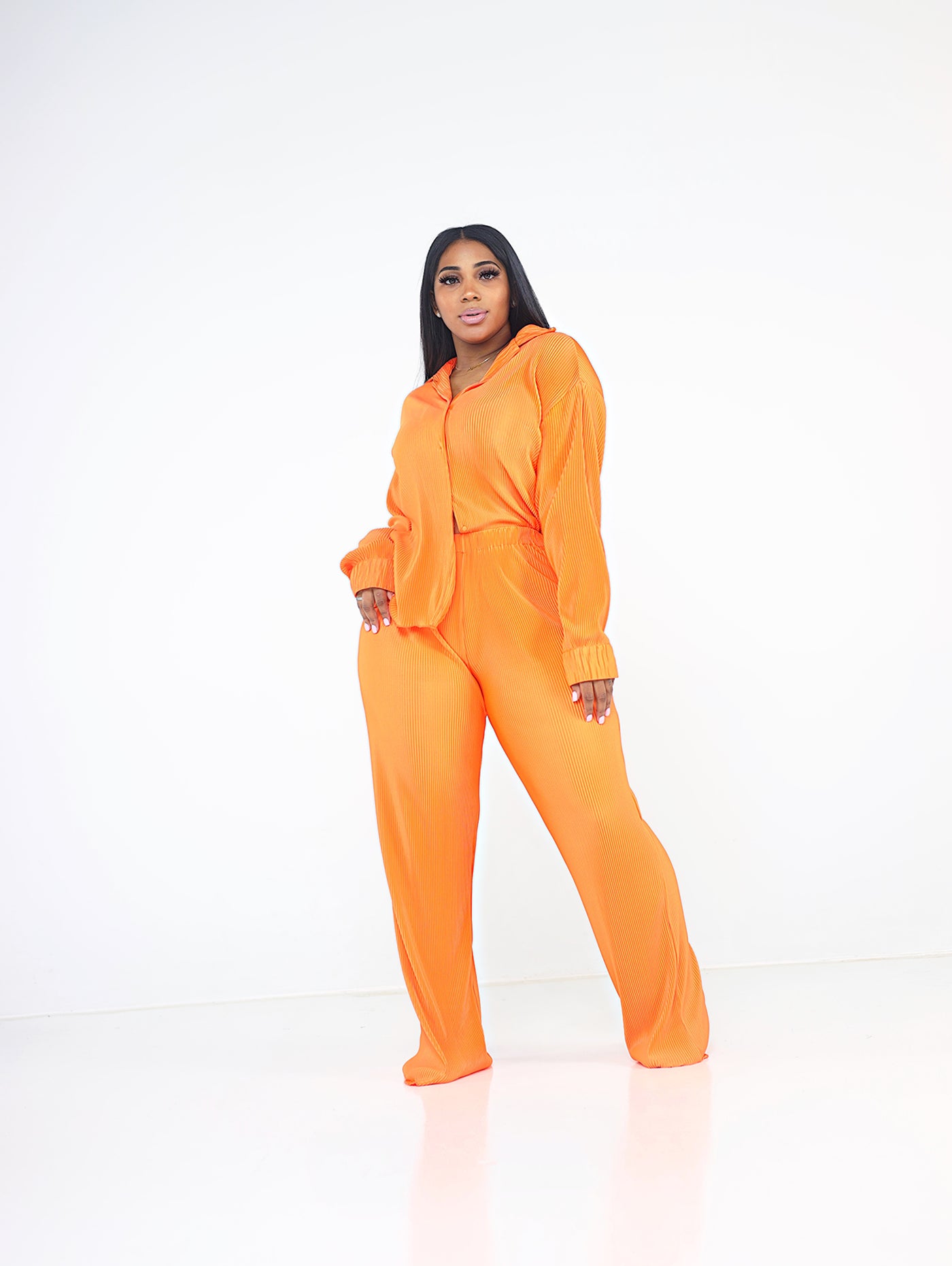 Perfect Flow| Orange Pants Set **Ships May 12**