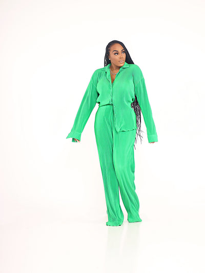 Perfect Flow| Green Pants Set **Ships May 12**