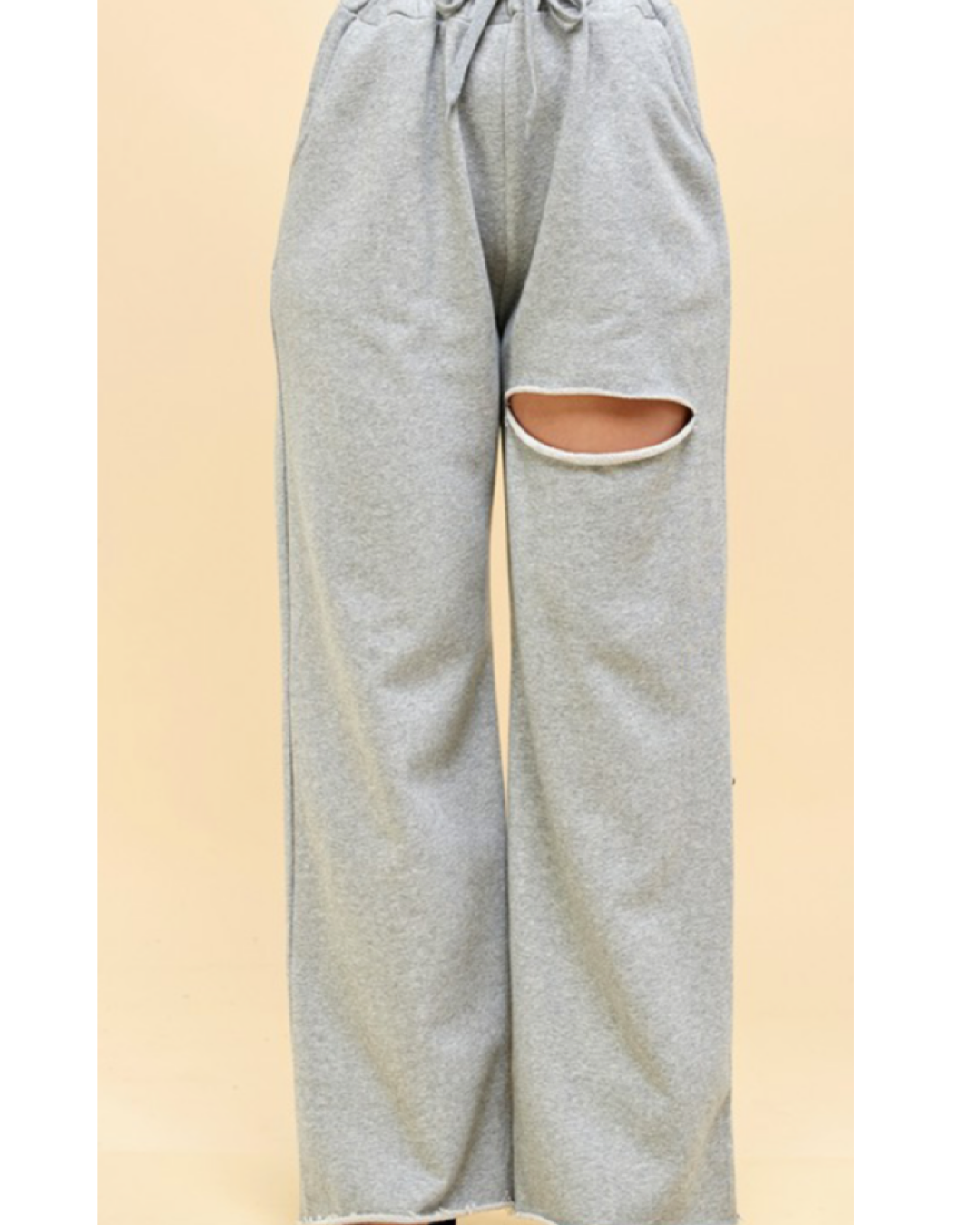 Simple Days Joggers | Gray Wide Leg Joggers