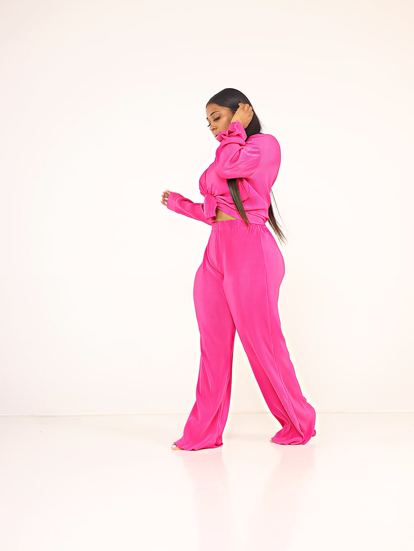 Perfect Flow| fuchsia Pants Set **Ships May 12**