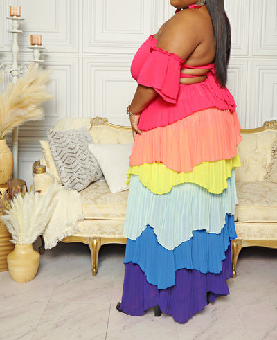Lost In Love| Maxi Skirt Set