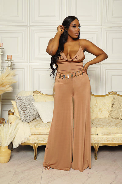 Simple Attraction| CowNeck Jumpsuit