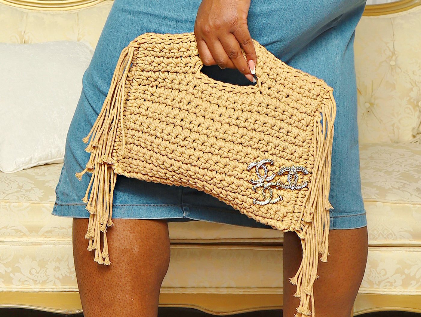 Leslie Clutch| Fringe Handbag